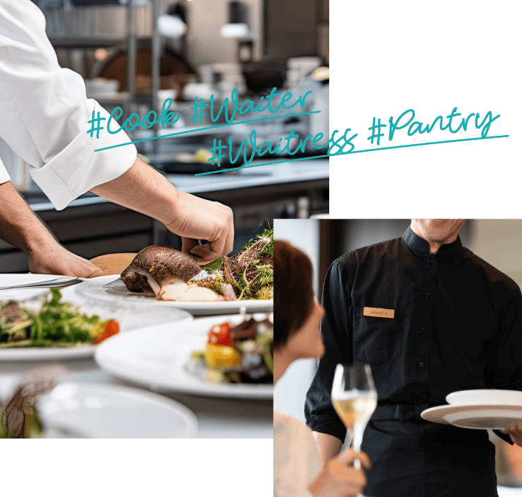#Cook #Waiter #Waitress #Pantry